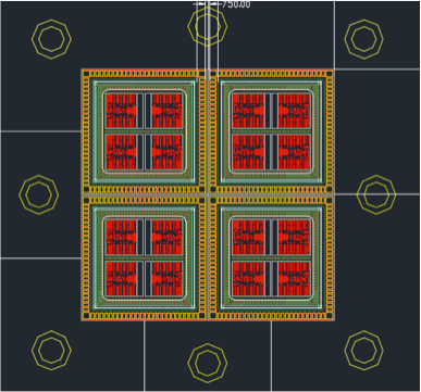 This Intel chip, called a "massive antenna array," includes 64 antennas and can be expanded to 256, allowing ultra-high-capacity millimeter-wave frequencies to be sent in specific directions.