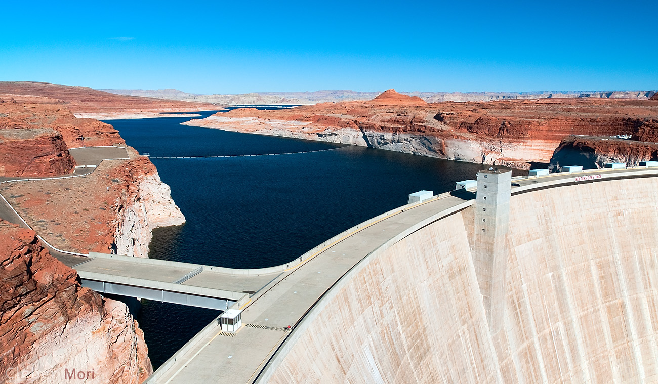 The Hoover Dam in Nevada.