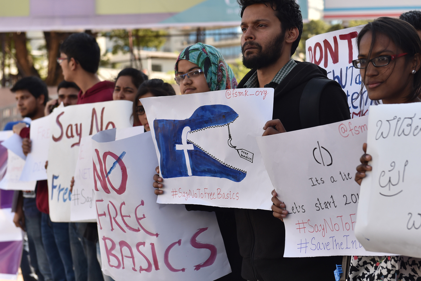 Facebook's Free Basics program did not go over well in India.