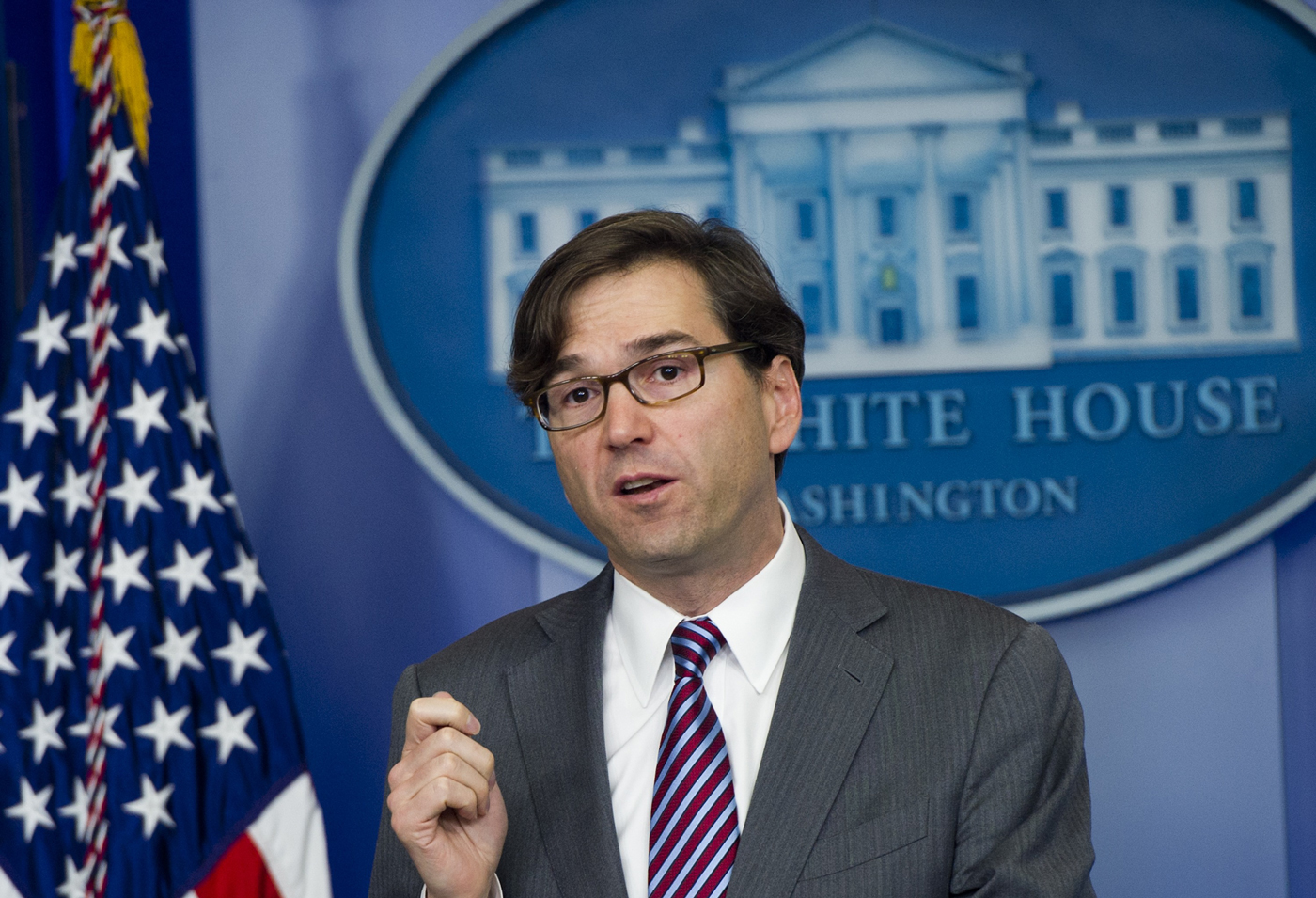 Jason Furman, chairman of the White House Council of Economic Advisors, addressing reporters in 2013.