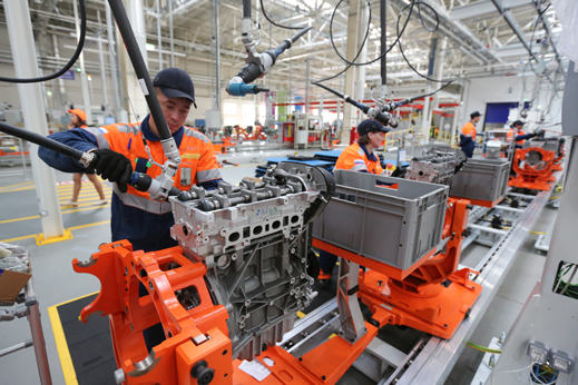Production at Ford Motor Company’s new engine plant in Elabuga, Russia, will be 95 percent automated.