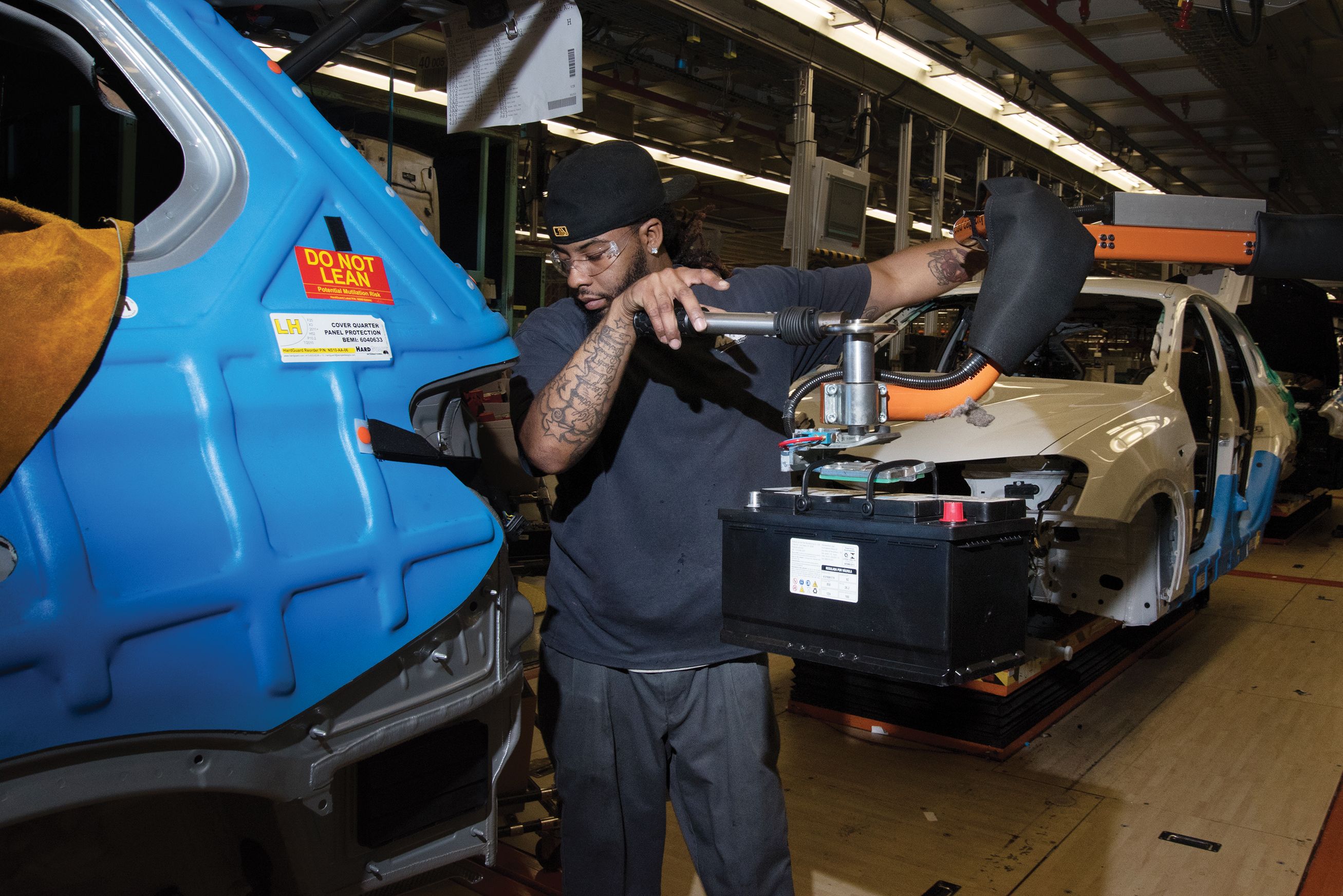 Assembling cars at BMW’s factory in Greer, South Carolina.