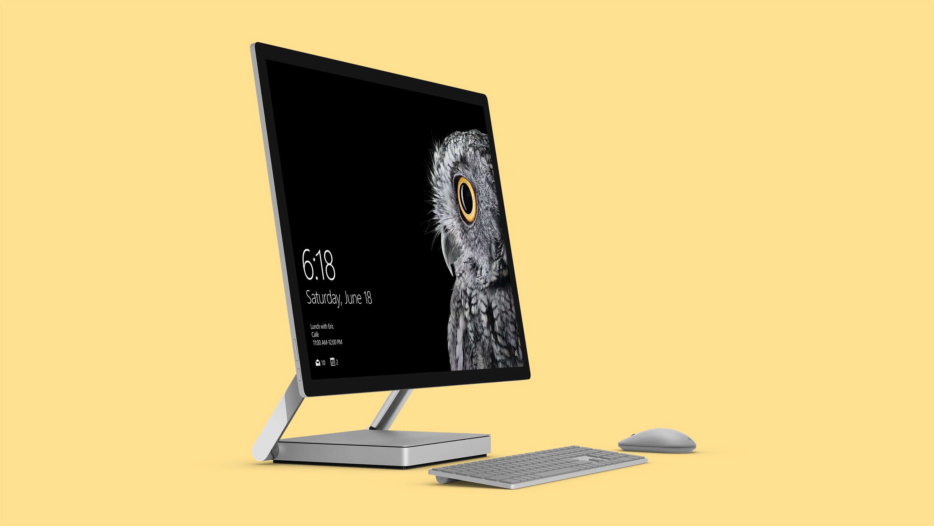 Microsoft's Surface Studio is somewhere between a desktop computer and a futuristic drafting table.