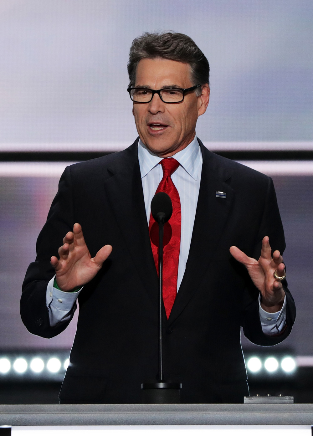 Rick Perry at the Republican National Convention earlier this year.
