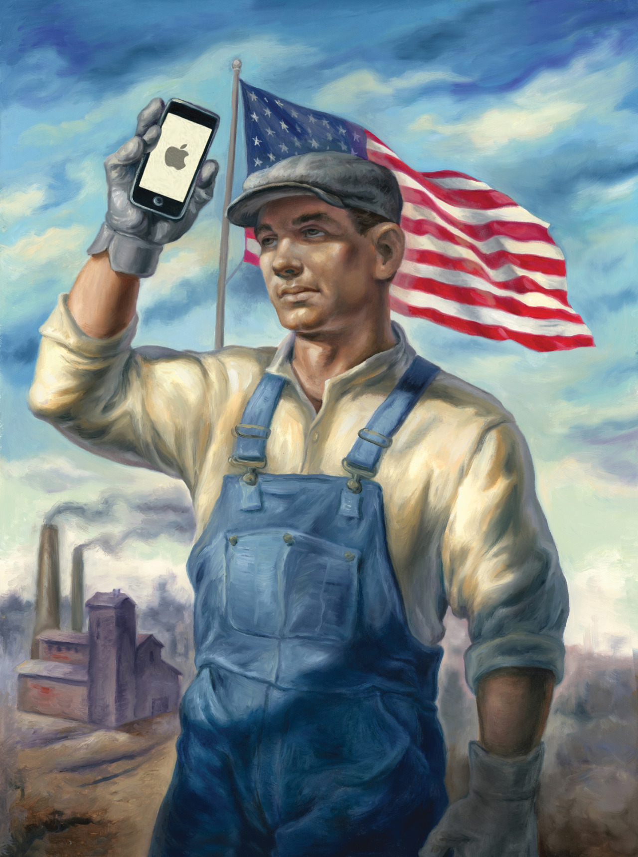 <b><a href="https://www.technologyreview.com/s/601491/the-all-american-iphone/">The All-American iPhone</a></b> <br> Illustration by Owen Smith