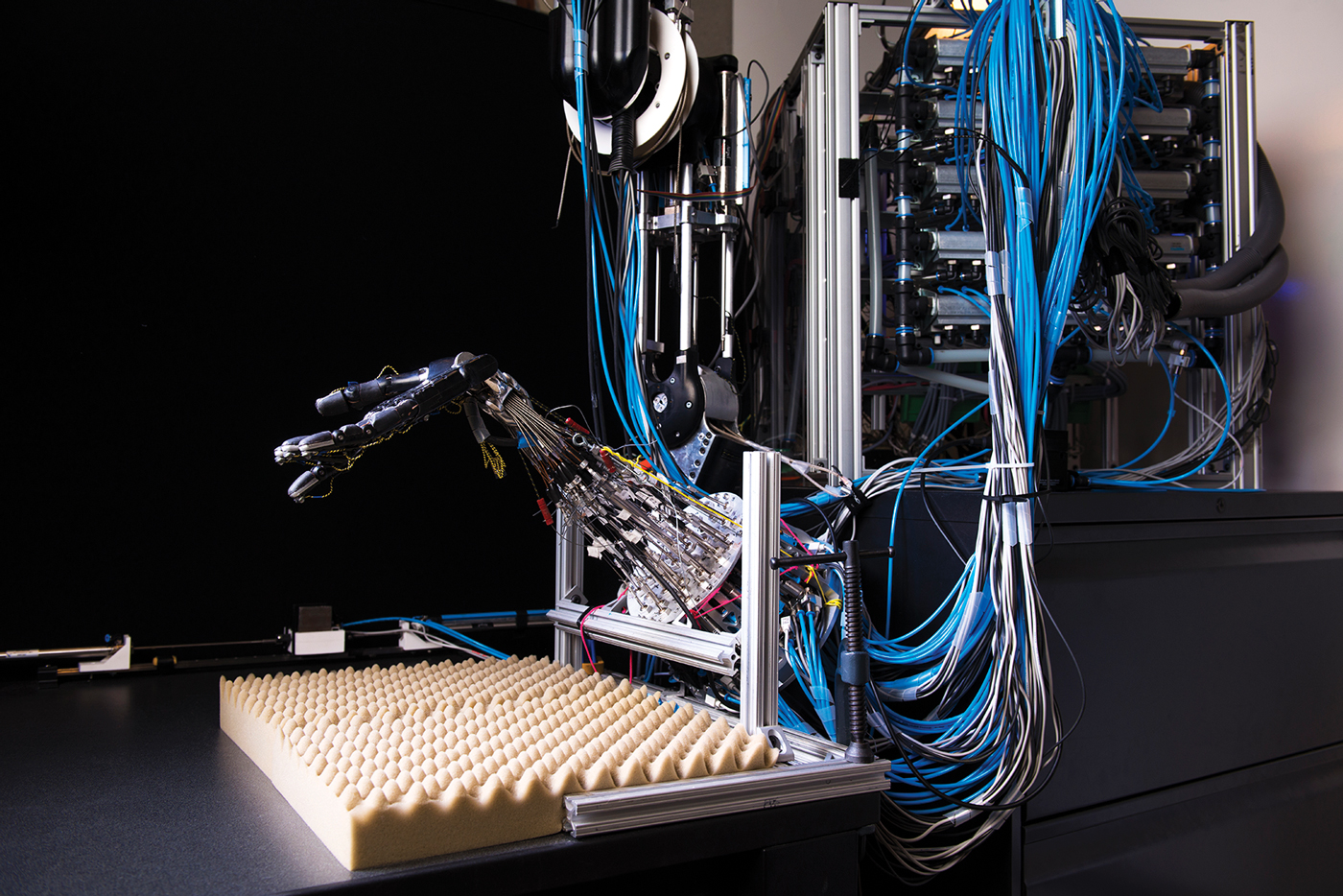 Sergey Levine has demonstrated that his algorithms can help a robotic arm teach itself how to manipulate various objects.