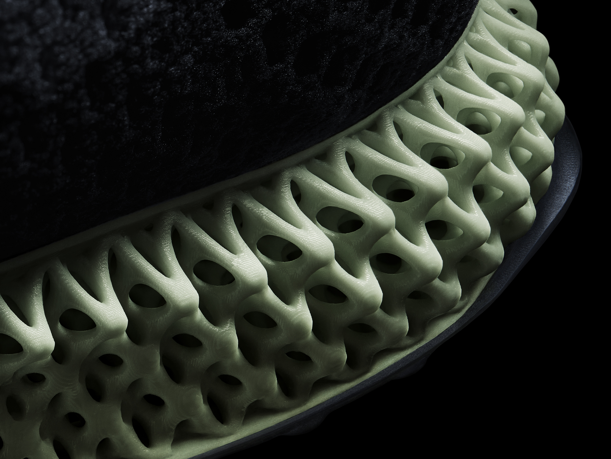 The honeycomb structure of the sole will help absorb stress.