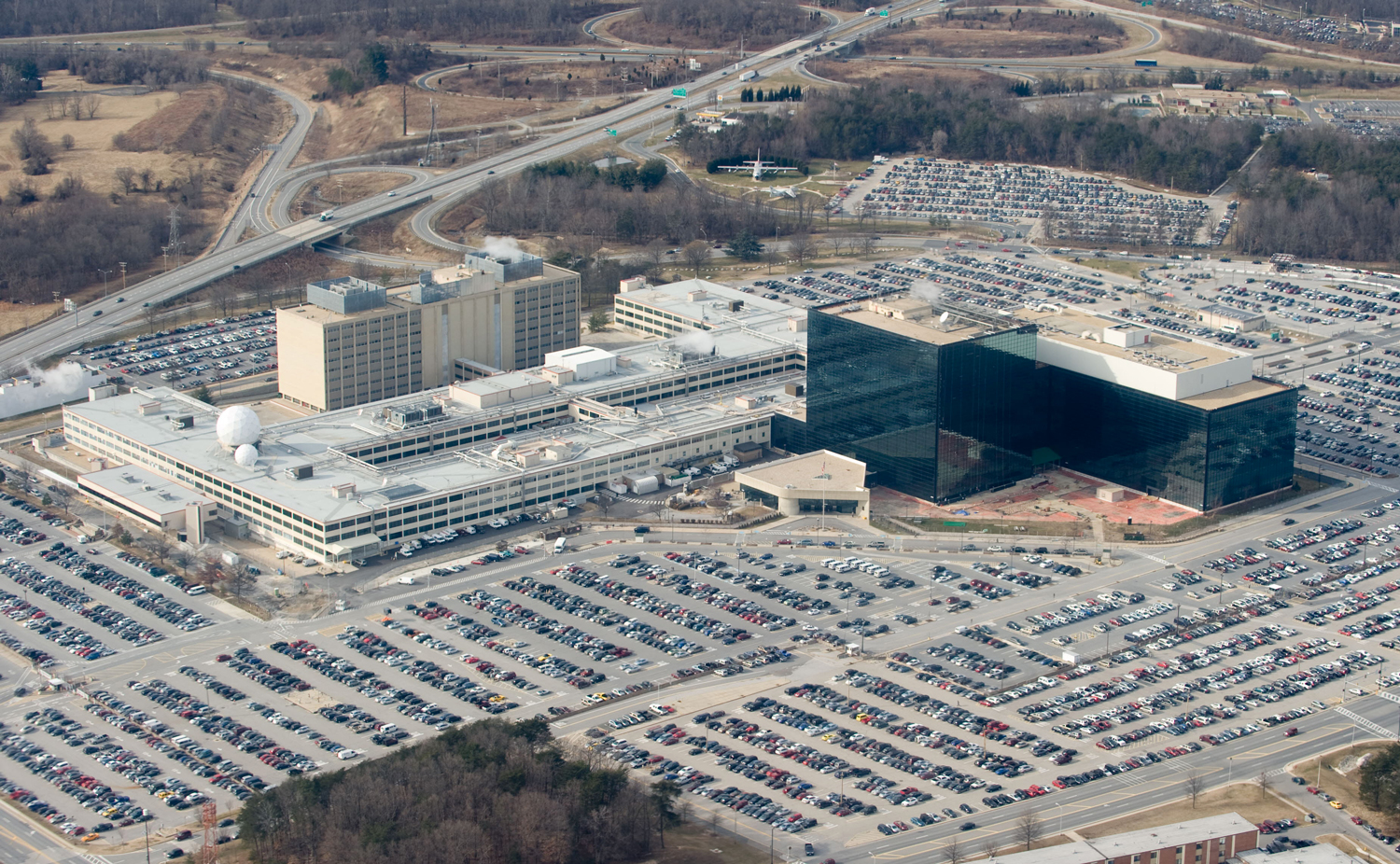 NSA headquarters, where software vulnerabilities go to be hoarded in secret ... and then stolen, leaked, and unleashed on an unsuspecting public.