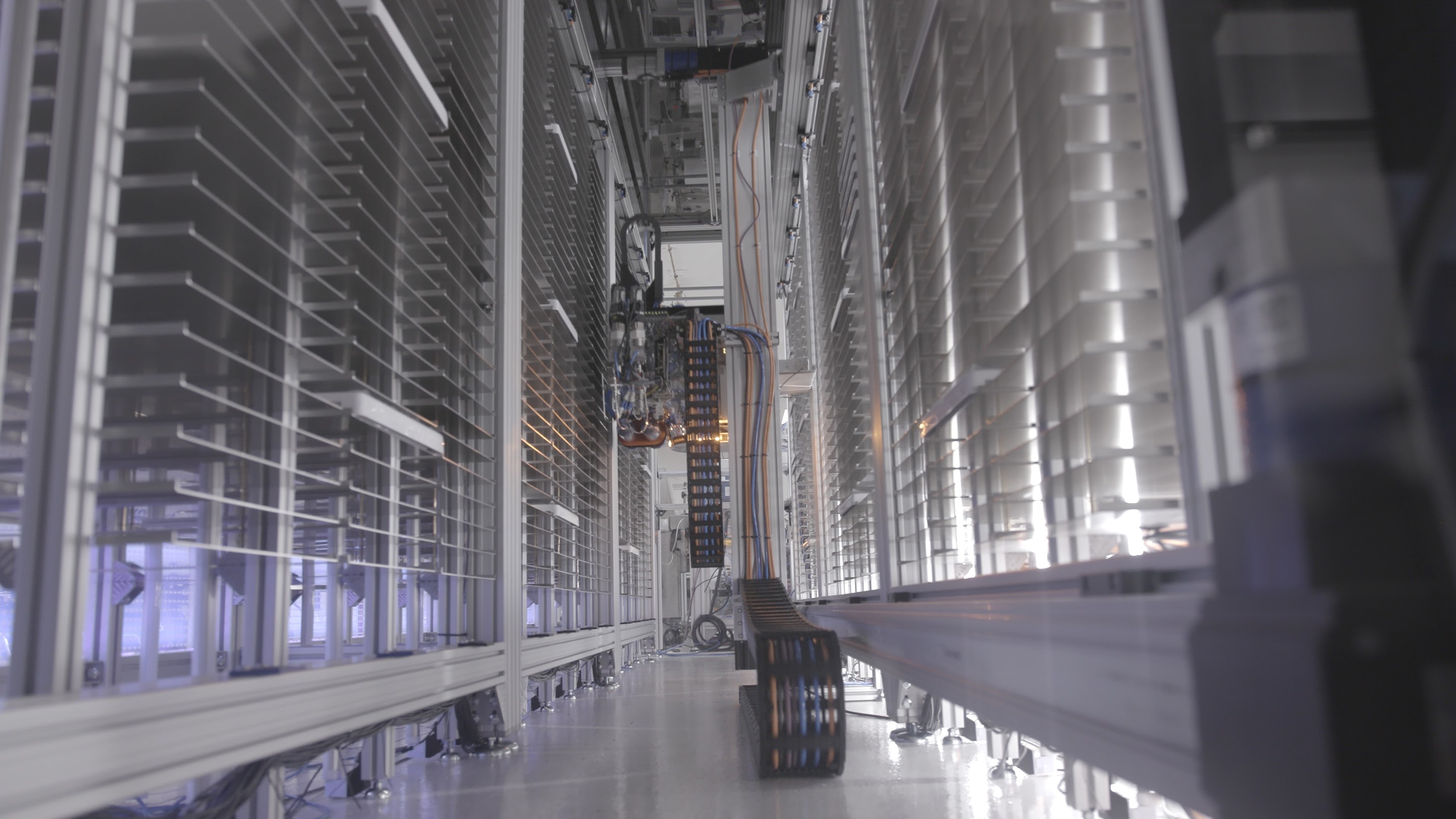 Verily’s automated mosquito-rearing system at its factory in South San Francisco, California.