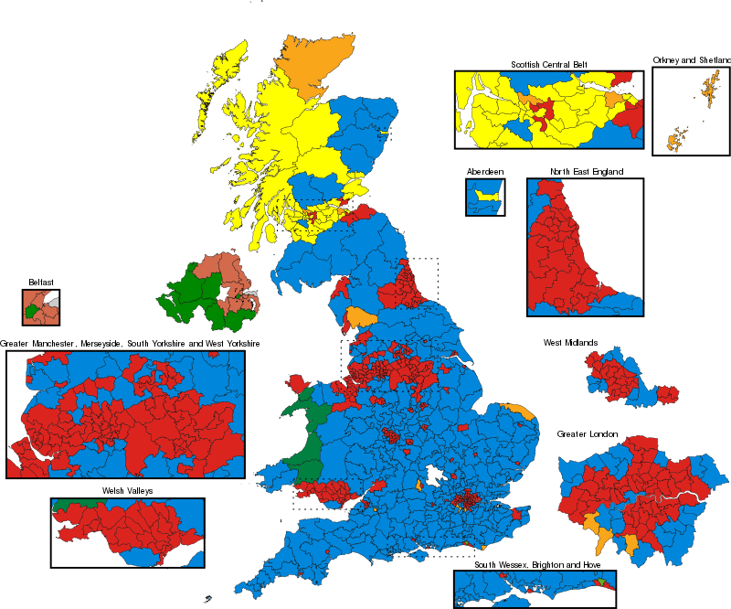 The U.K. electoral map
