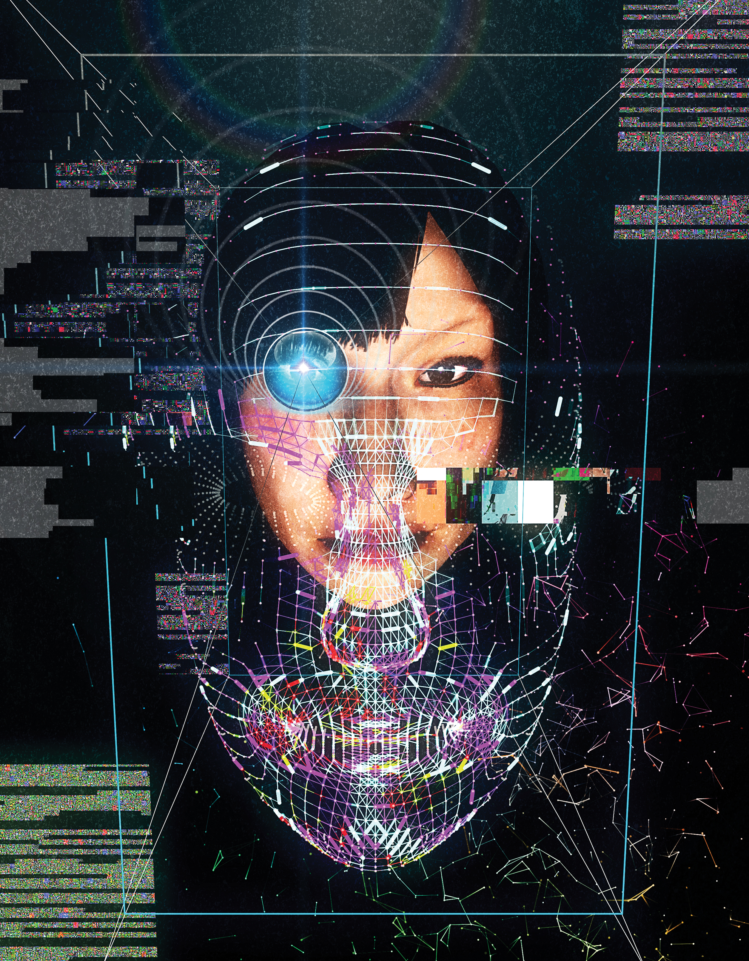 <b><a href=“https://www.technologyreview.com/s/603494/10-breakthrough-technologies-2017-paying-with-your-face/“>Paying With Your Face</a></b> <br> Illustration by Yoshi Sodeoka