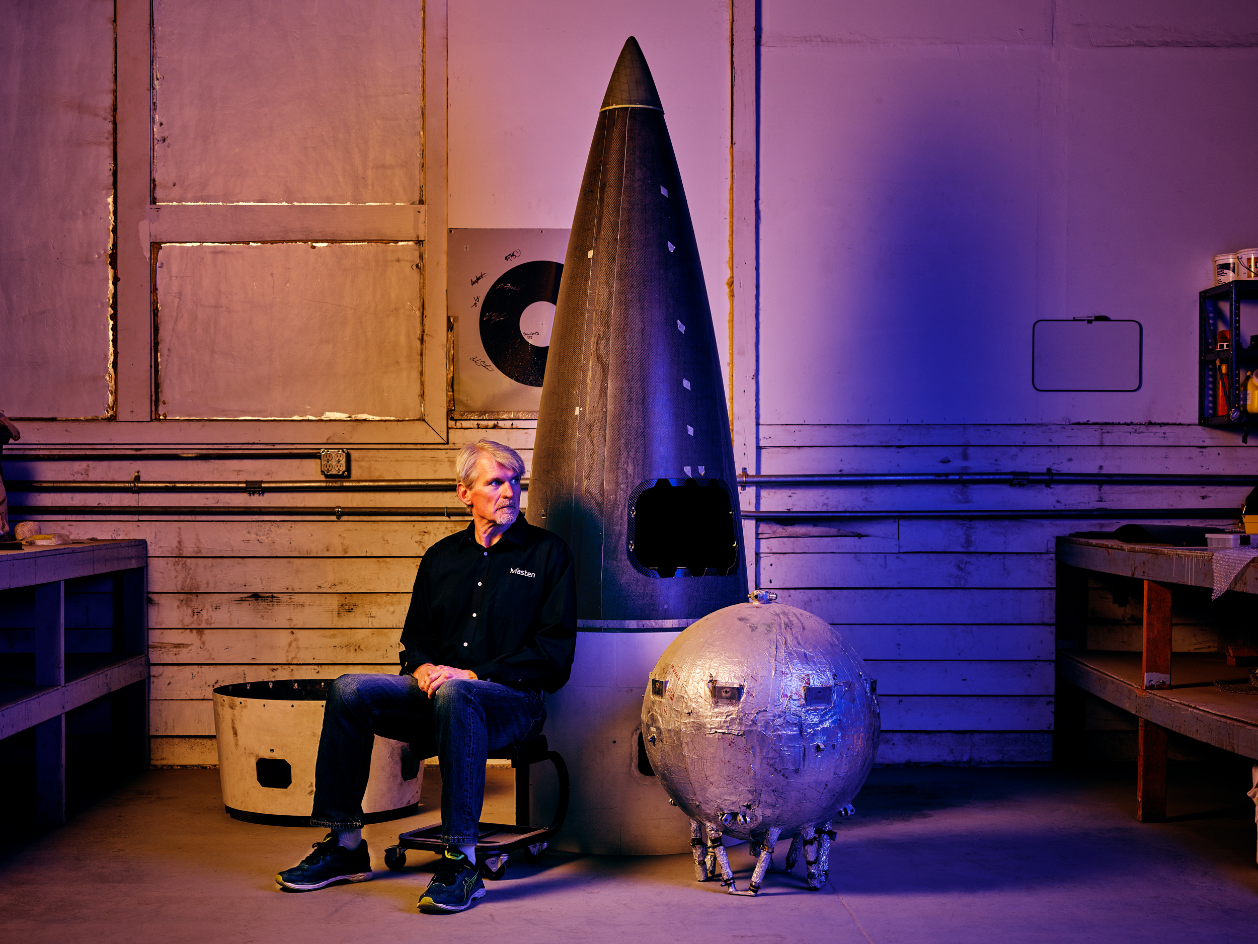 Dave Masten, founder and CTO of Masten Space Systems